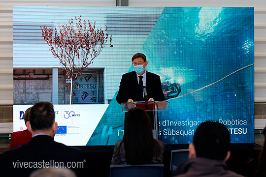 Inauguración de Cirtesu, Centro de Investigación en Robótica y Tecnologías Subacuáticas de la Comunidad Valenciana Inauguración de Cirtesu, Centro de Investigación en Robótica y Tecnologías Subacuáticas de la Comunidad Valenciana