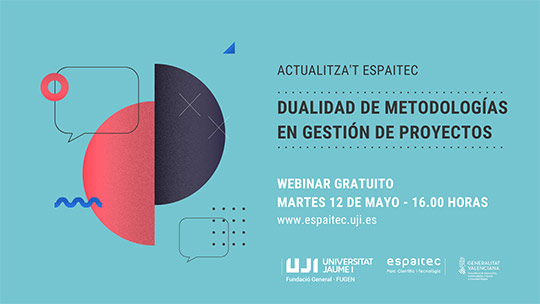 Espaitec ofrece un webinar gratuito sobre metodologías predictivas y ágiles para la gestión de proyectos