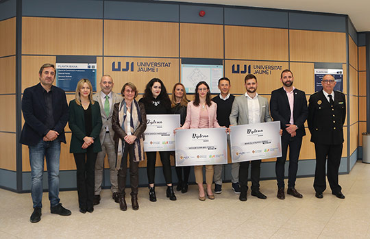 La Policía Local de Castelló premia a tres alumnos de la UJI en su II Premio de Investigación