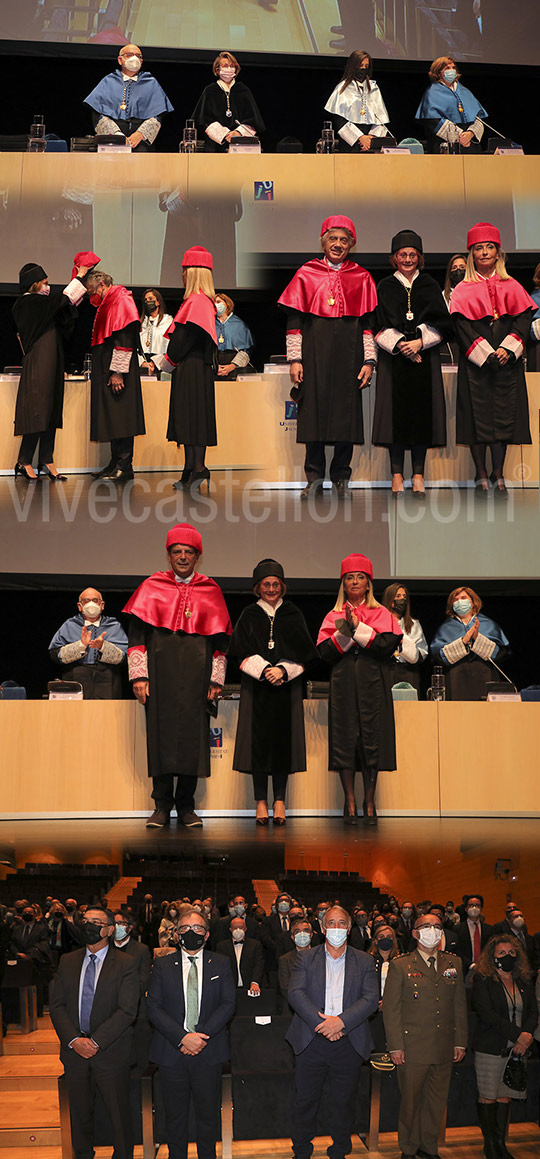 La UJI inviste doctor honoris causa a los profesores Stefano Zunarelli e Ignacio Arroyo en el acto de apertura de la Escuela de Doctorado
