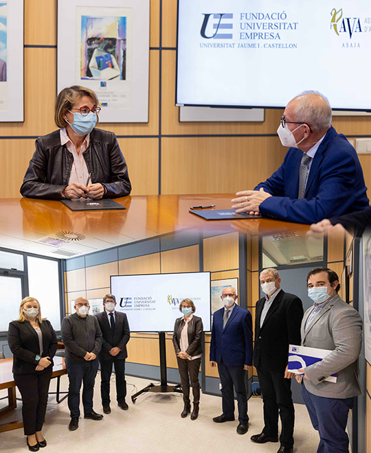 La FUE-UJI y AVA-ASAJA consolidan sus líneas de colaboración La FUE-UJI y AVA-ASAJA consolidan sus líneas de colaboración