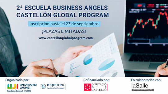 Espaitec lanza la segunda edición de la Escuela Business Angels - Castellón Global Program