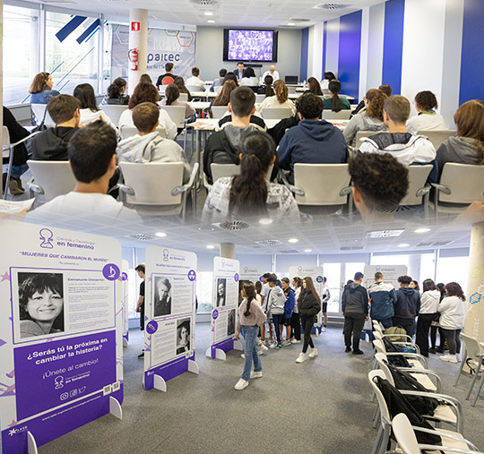 Espaitec organiza la tercera edición del programa «Ciencia y Tecnología en Femenino» con la participación del IES «Torre del Rei» de Oropesa del Mar Espaitec organiza la tercera edición del programa «Ciencia y Tecnología en Femenino» con la participación del IES «Torre del Rei» de Oropesa del Mar