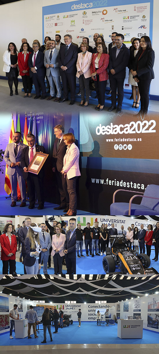 La UJI exhibe la última tecnología en materiales, imagen, biodegradación y agroproducció en la Feria Destaca en Vila-real La UJI exhibe la última tecnología en materiales, imagen, biodegradación y agroproducció en la Feria Destaca en Vila-real