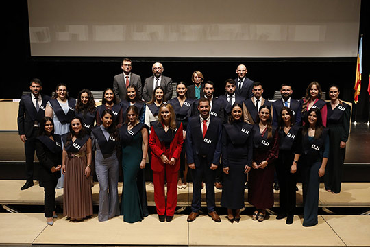 Un total de 200 estudiantes de la Facultad de Ciencias Jurídicas y Económicas de la UJI participan en los actos de graduación