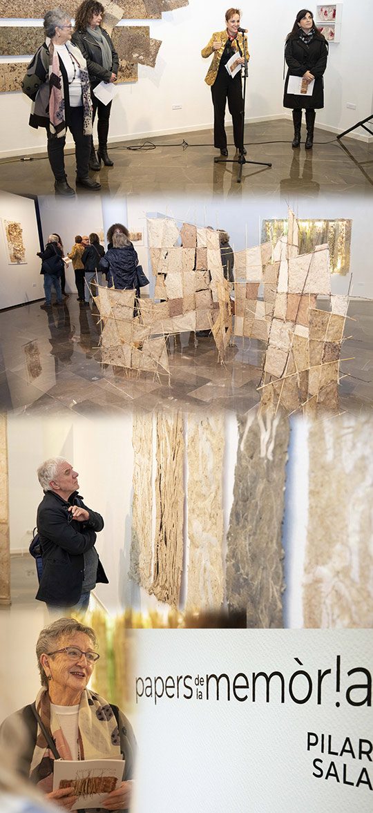La Galería Octubre de la UJI pone en valor el arte realizado con papel de la artista Pilar Sala La Galería Octubre de la UJI pone en valor el arte realizado con papel de la artista Pilar Sala