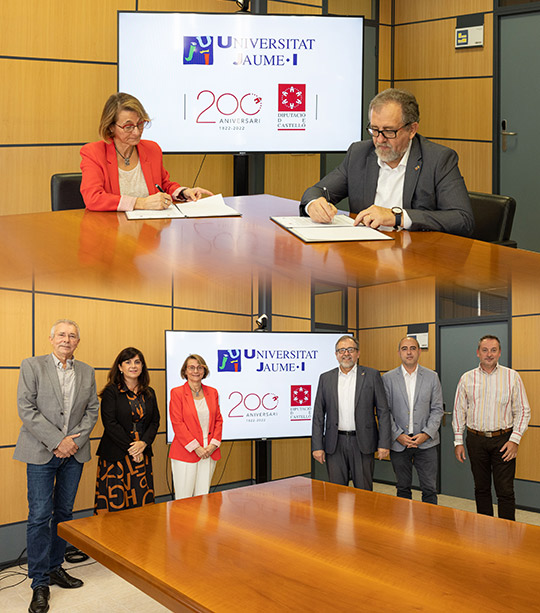 La Universitat Jaume I y la Diputación de Castellón crean la Cátedra de Cohesión e Innovación Territorial