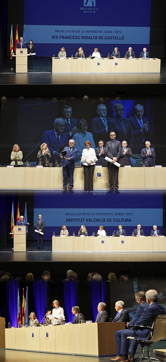 La rectora renueva el compromiso público para que «la UJI sea, por encima de todo, una universidad para la sociedad» en el 32 aniversario de la institución La rectora renueva el compromiso público para que «la UJI sea, por encima de todo, una universidad para la sociedad» en el 32 aniversario de la institución