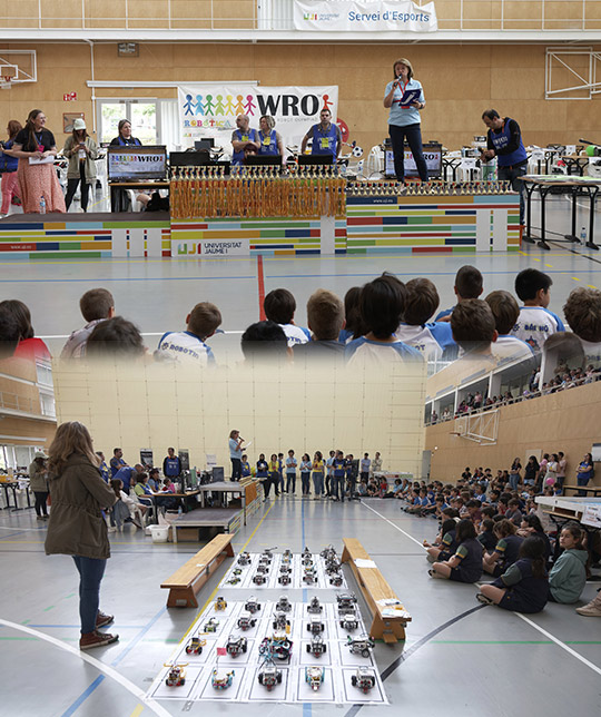 La UJI acoge la World Robot Olympiad con la participación de 40 equipos La UJI acoge la World Robot Olympiad con la participación de 40 equipos