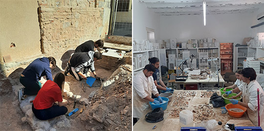 El Aula de Arqueología Mediterránea de la UJI realiza una excavación en la antigua ermita de San Mateo de Burriana por el Día Internacional de los Museos