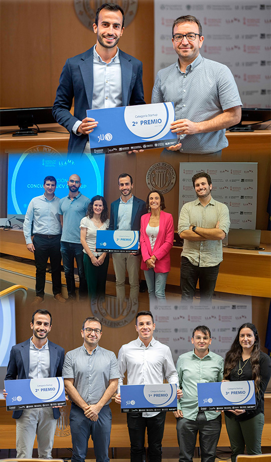 La empresa AirBiometrics gana el segundo premio del X Concurso 5UCV Startup en representación de la UJI La empresa AirBiometrics gana el segundo premio del X Concurso 5UCV Startup en representación de la UJI