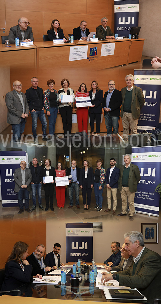 La Cátedra Reciplasa de la UJI premia al CEIP Riu Millars de Ribesalbes por su proyecto de gestión sostenible de los residus