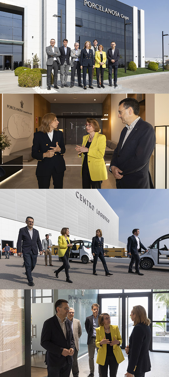 La rectora de la UJI visita Porcelanosa con motivo del 50 aniversario de la firma La rectora de la UJI visita Porcelanosa con motivo del 50 aniversario de la firma