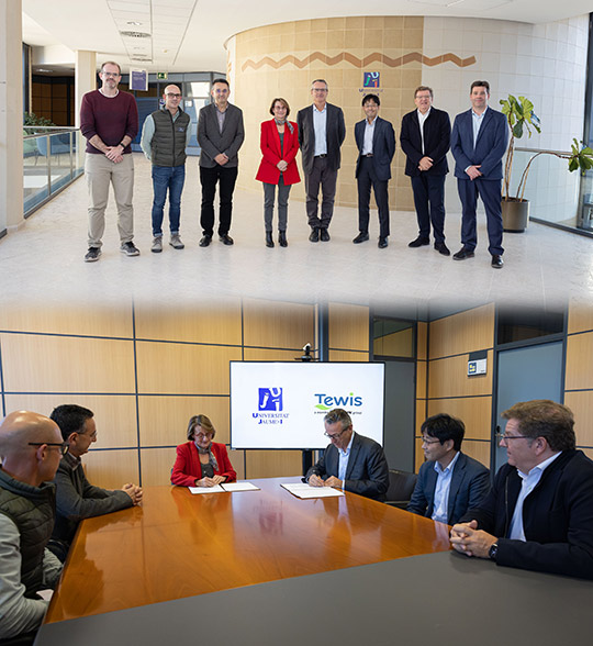La UJI y la empresa Tewis Smart Systems firman un contrato de investigación para el desarrollo de sistemas de refrigeración más eficientes y ecológicos La UJI y la empresa Tewis Smart Systems firman un contrato de investigación para el desarrollo de sistemas de refrigeración más eficientes y ecológicos