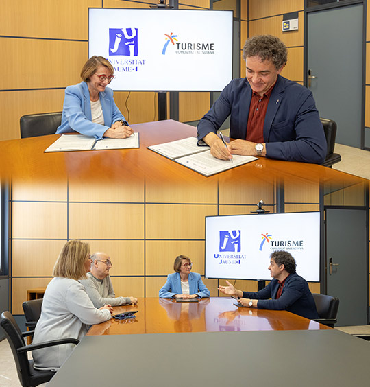 La UJI y Turisme Comunitat Valenciana analizarán la competitividad e innovación, sostenibilidad y transformación digital del sector turístico de Castelló La UJI y Turisme Comunitat Valenciana analizarán la competitividad e innovación, sostenibilidad y transformación digital del sector turístico de Castelló