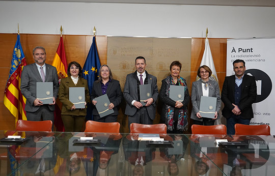 La Corporació Valenciana de Mitjans de Comunicació (CVMC) y las universidades públicas renuevan el compromiso de colaboración