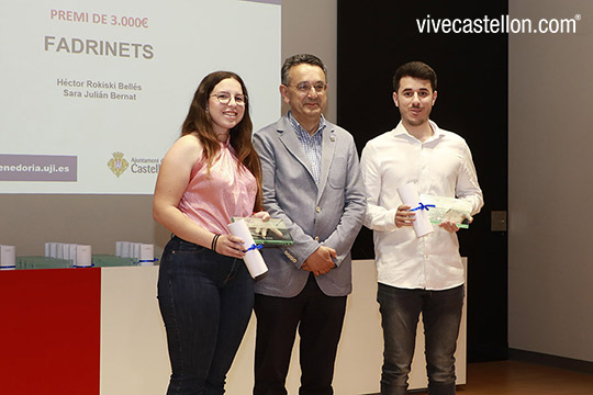 Naria Tech, premio al Talento Emprendedor en la categoría de aceleración empresarial UJI-Ayuntamiento de Castelló