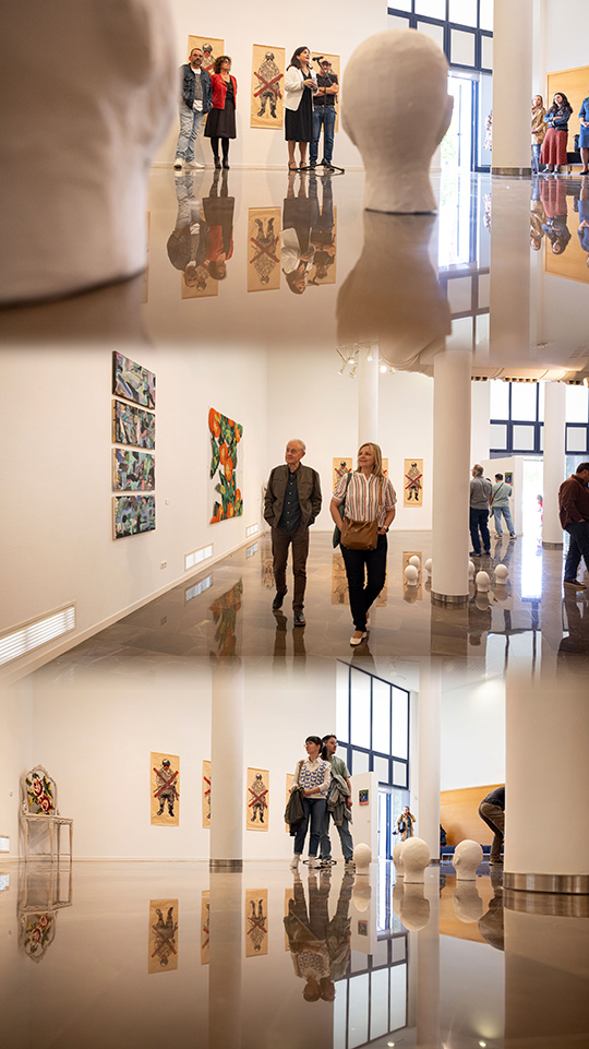 La Galeria Octubre de la UJI acoge una exposición sobre el Museo Inacabado de Arte Urbano de Fanzara