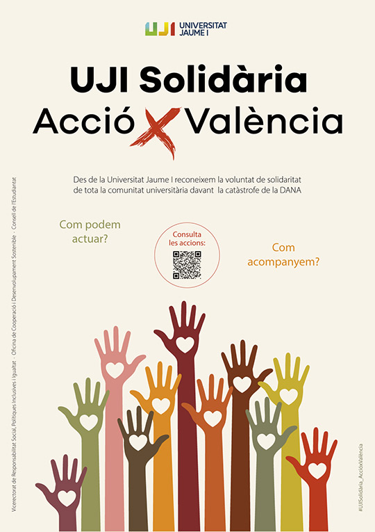 La UJI activa la campaña UJI Solidària Acció per València
