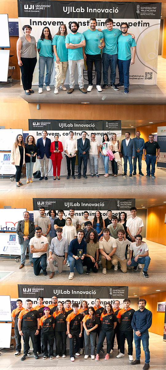 El programa UJILab Innovación presenta a sus equipos y reconoce a las empresas colaboradoras El programa UJILab Innovación presenta a sus equipos y reconoce a las empresas colaboradoras