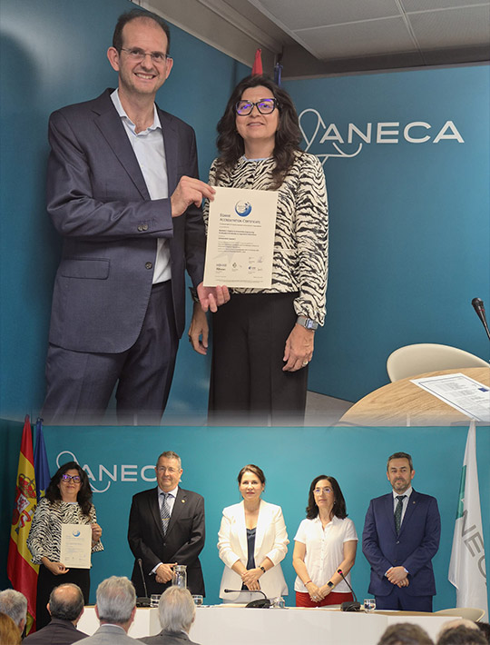 La UJI recoge el sello internacional EURO-INF que reconoce la calidad del Grado en Ingeniería Informática