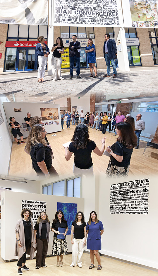 Una exposición de la UJI transforma en arte contemporáneo un proyecto de ciencia ciudadana sobre multiliteracidad en las aules Una exposición de la UJI transforma en arte contemporáneo un proyecto de ciencia ciudadana sobre multiliteracidad en las aules