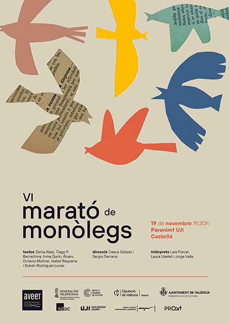 VI Maratón de Monólogos de AVEET, 6 historias de 10 minutos para conocer la voz de la escena valenciana