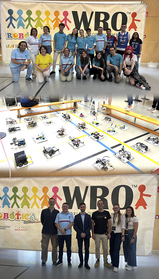 La UJI acoge con éxito las Olimpiadas de Robótica y corona a los mejores equipos jóvenes de la Comunidad Valenciana La UJI acoge con éxito las Olimpiadas de Robótica y corona a los mejores equipos jóvenes de la Comunidad Valenciana