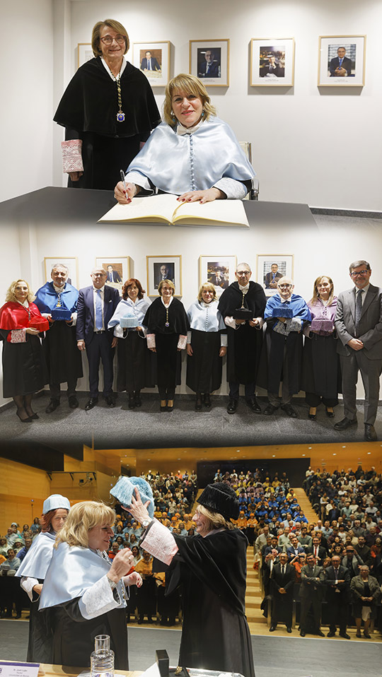 La Universitat Jaume I ha investido como doctora honoris causa a Pilar Arnaiz Sánchez