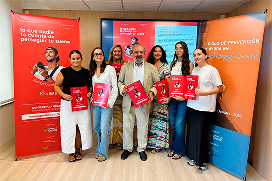 La concejalía de Salud Pública presenta de la mano de la UJI el I Ciclo de Prevención y Ayuda en Salud Integral Emocional para fomentar el bienestar de la ciudadanía