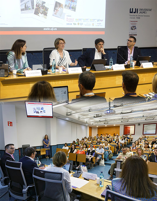 La UJI reúne a cerca de 300 personas de diversos países en el 35.º Congreso Internacional de la Asociación para la Enseñanza del Español como Lengua Extranjera La UJI reúne a cerca de 300 personas de diversos países en el 35.º Congreso Internacional de la Asociación para la Enseñanza del Español como Lengua Extranjera