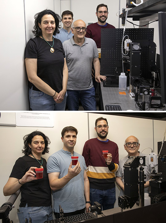 La UJI inventa un sistema de producción de nanopartículas con láser La UJI inventa un sistema de producción de nanopartículas con láser