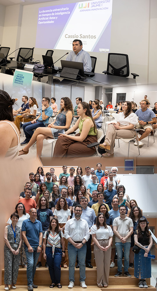 Cerca de 50 profesores y profesoras noveles participan en la Jornada de Iniciación Docente e Innovación Educativa de la UJI Cerca de 50 profesores y profesoras noveles participan en la Jornada de Iniciación Docente e Innovación Educativa de la UJI