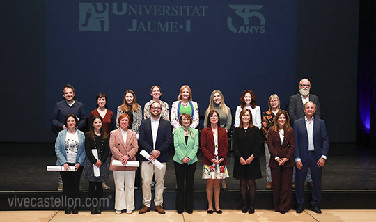 La UJI entrega las distinciones extraordinarias a M.ª Jesús Vicent, Pilar Dolz, Julia Sevilla y la Fundación Le Cadó