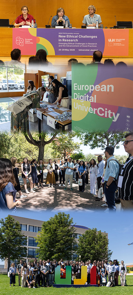 Más de un centenar de doctorandos e investigadores de la alianza europea EDUC debaten en la UJI sobre ética y buenas prácticas en la investigación
