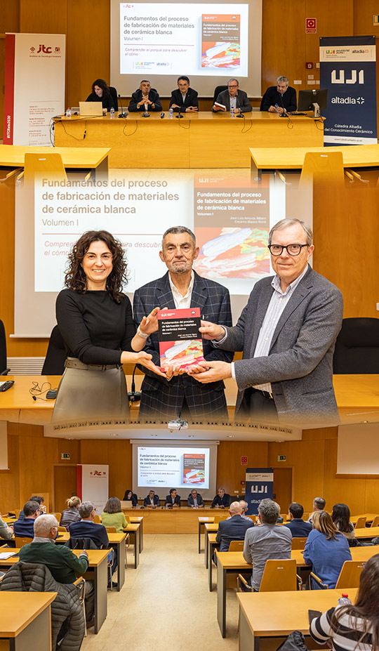 La Cátedra Altadia del Conocimiento Cerámico de la UJI potencia el conocimiento científico y la transferencia con el primer volumen de la «Enciclopedia sobre Tecnología Cerámica»