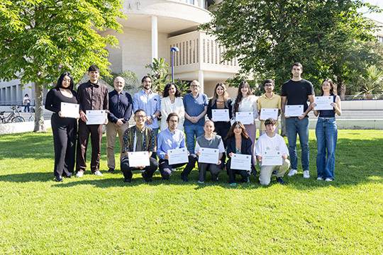 La UJI y la Fundación Balaguer-Gonel Hermanos entregan 15 becas para estudios de posgrado