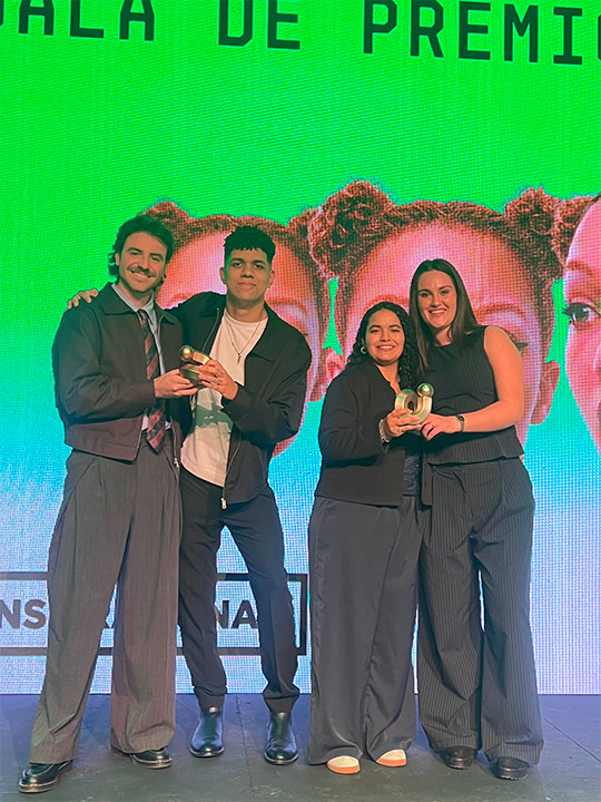 La UJI consigue el oro y el bronce en los Premios Inspirational 2026 en la categoría de Jóvenes Talentos Digitales
