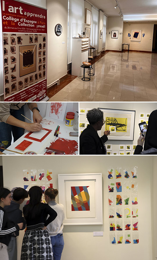 La propuesta educativa «Arte para aprender» de la UJI presenta en París una exposición sobre el patrimonio artístico del Colegio de España