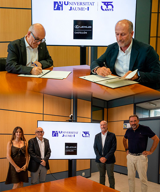 La Cátedra de Actividad Física y Oncología de la UJI amplía sus recursos con un vehículo cedido por Lexus Castellón