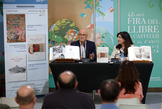 La UJI presenta en la Feria del Libro de Castellón tres publicaciones de Vicent García Edo