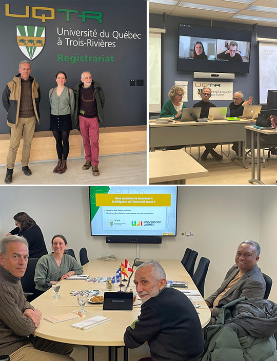 La UJI impulsa nuevas alianzas en Quebec y fortalece la proyección internacional en el ámbito de la cultura y el territorio