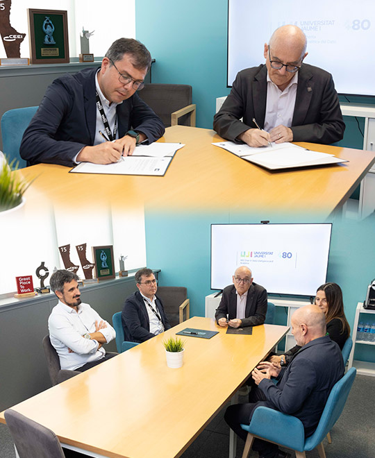 La UJI y Cuatroochenta impulsan una cátedra para avanzar en inteligencia y analítica de datos La UJI y Cuatroochenta impulsan una cátedra para avanzar en inteligencia y analítica de datos
