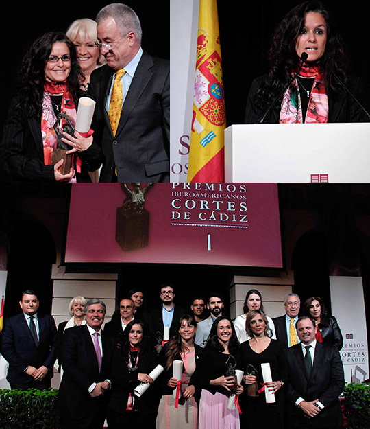 Amparo Sánchez Cobo obtiene el Premio Iberoamericano Cortes de Cádiz de Ciencias Sociales 2015