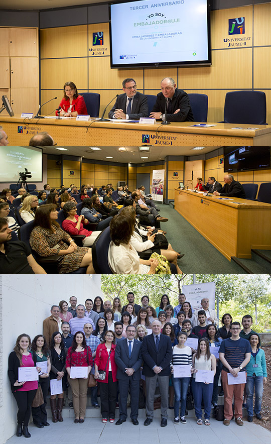 Tercer aniversario del programa de Embajadores y Embajadoras de la UJI