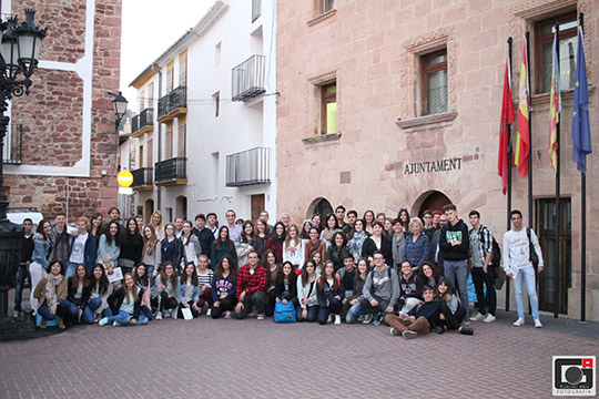 70 Estudiantes de Alemania, Austria, Italia y Portugal visitan Vilafamés