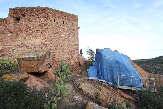 Acondicionamiento del Abrigo del Castillo de Vilafamés