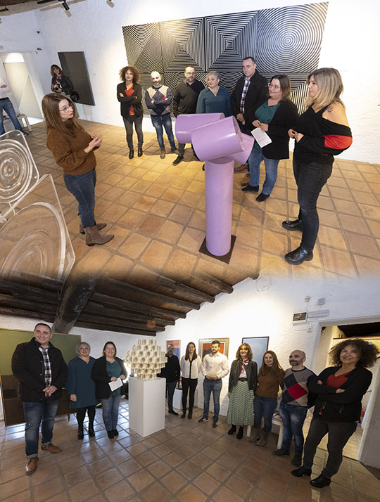 La Diputación de Castellón restaura dos obras de arte del Museo de Arte Contemporáneo de Vilafamés