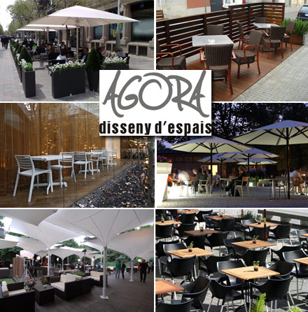 Terrazas – hostelería, tarimas de madera - mobiliario – decoración en Ágora Disseny d´Espais Terrazas – hostelería, tarimas de madera - mobiliario – decoración en Ágora Disseny d´Espais