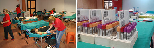 Vuelve la campaña de donación de sangre a Lledó International School
